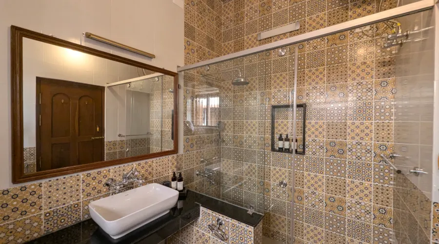 Deluxe room bathroom