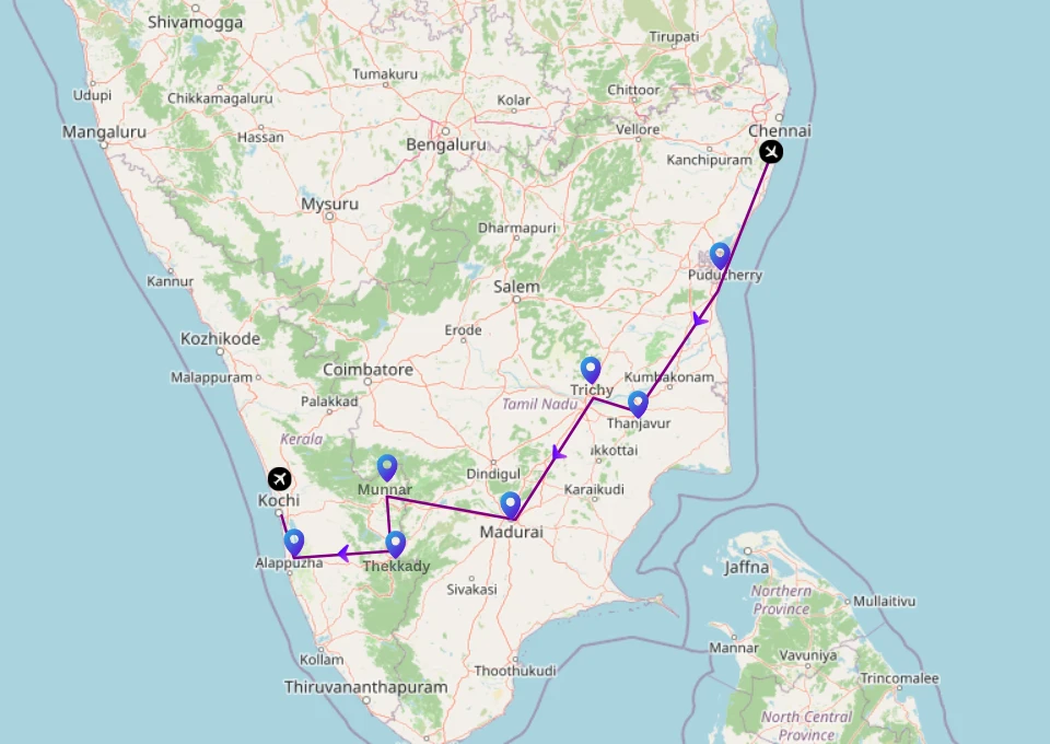 MERAVIGLIE DEL SUD INDIA - Tour di gruppo - INDEOR One™