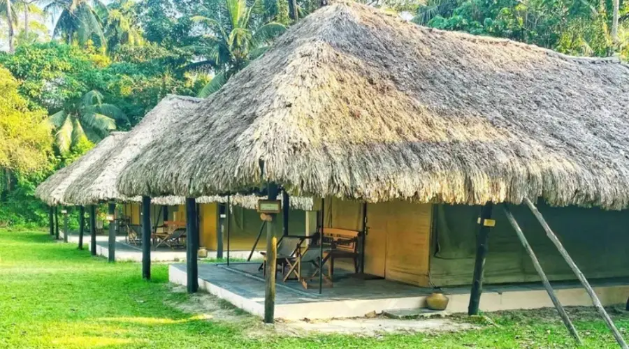 Barefoot tented cottage