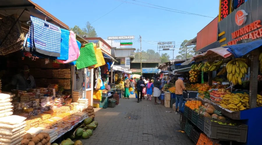 Munnar Town Market