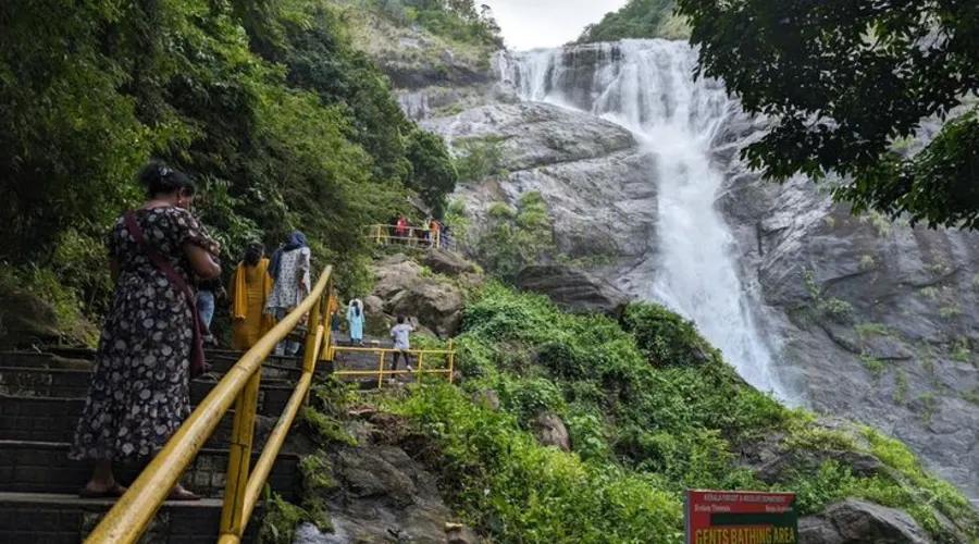 Palaruvi Falls Keralas Herbal Waterfall that drops like milk from the sky