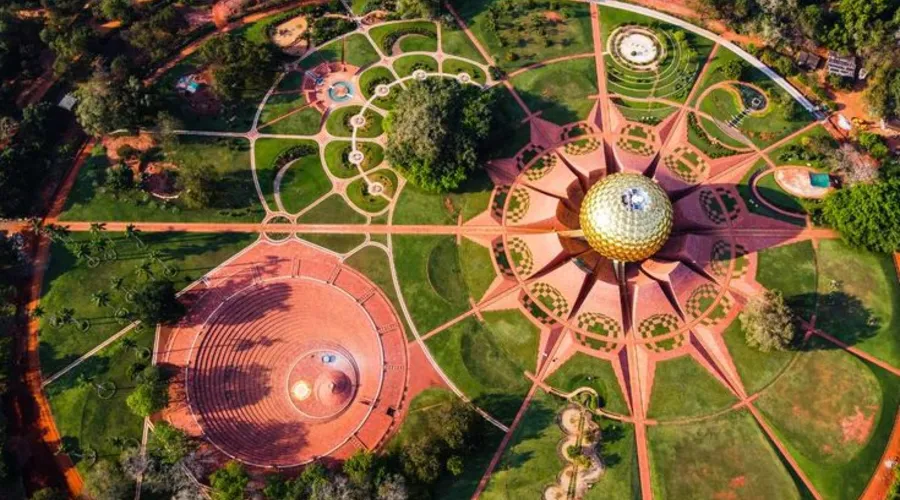 Auroville Aeriel View
