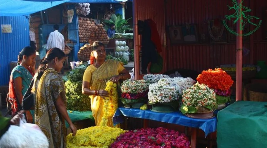 Flowers Market Madurai