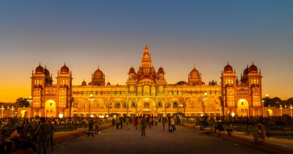 The Mysore Palace hero image